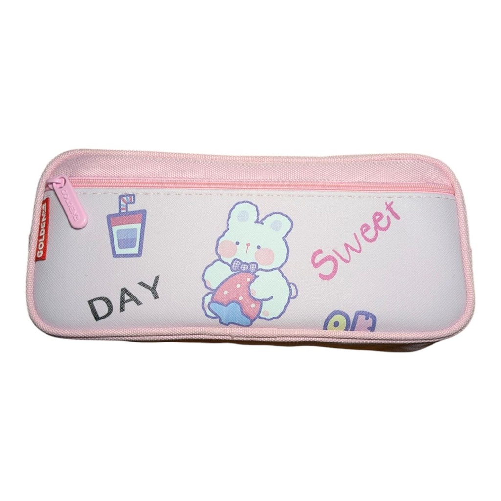 TROUSSE RECT 2 ZIP SWEET REF 70320 GOLDEN