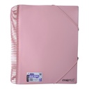 PORTE VUES SPIRAL PASTAL  80P 160V REF CR-608 CRISTAL 