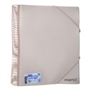 PORTE VUES SPIRAL PASTAL  80P 160V REF CR-608 CRISTAL 