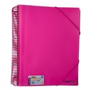 PORTE VUES SPIRAL NEON 100P 200V REF CR-0410 CRISTAL