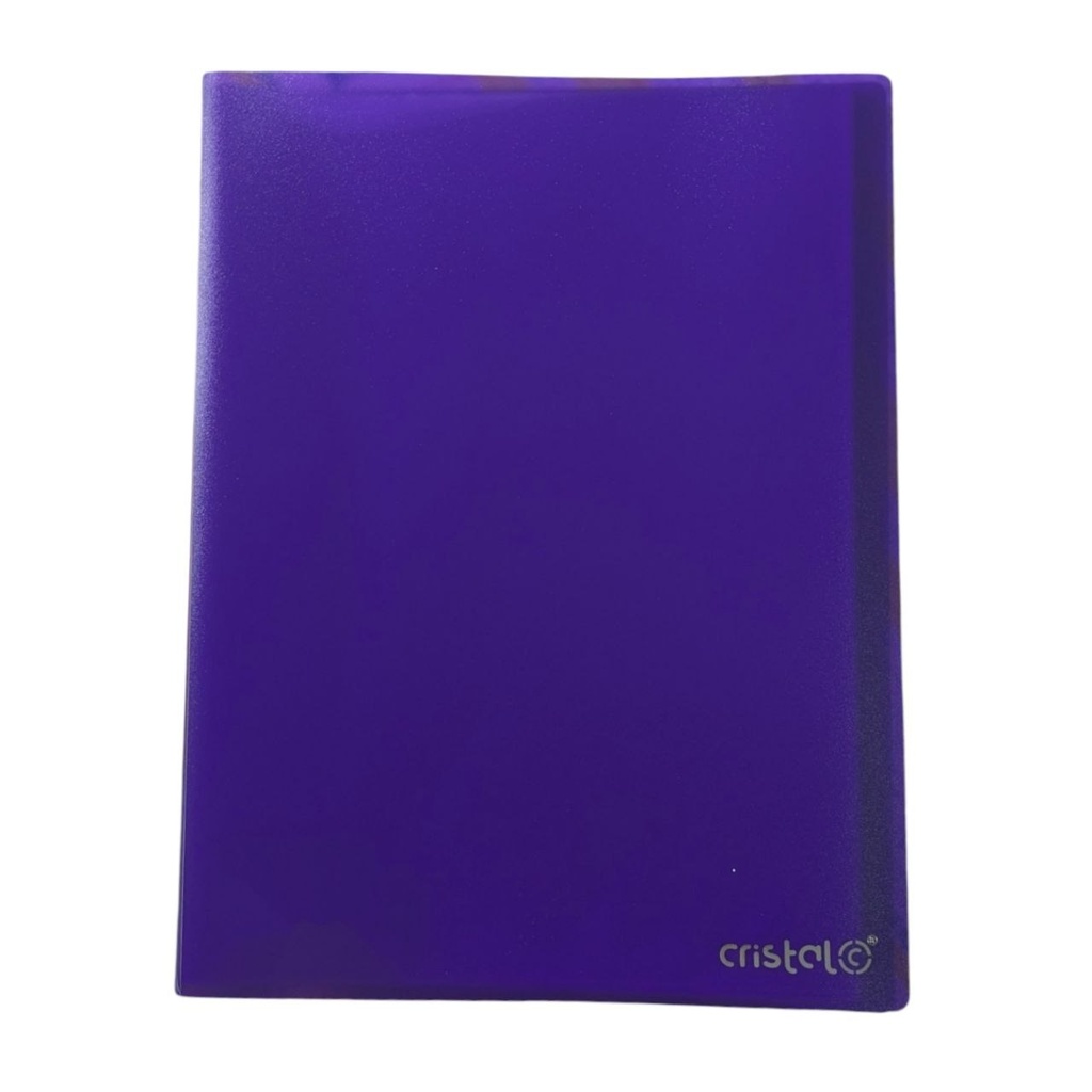 PORTE VUES SOUPLE  40P 60V REF CR-303 CRISTAL 