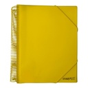 PORTE VUES SPIRAL NEON 20P 40V REF CR-0402 CRISTAL 