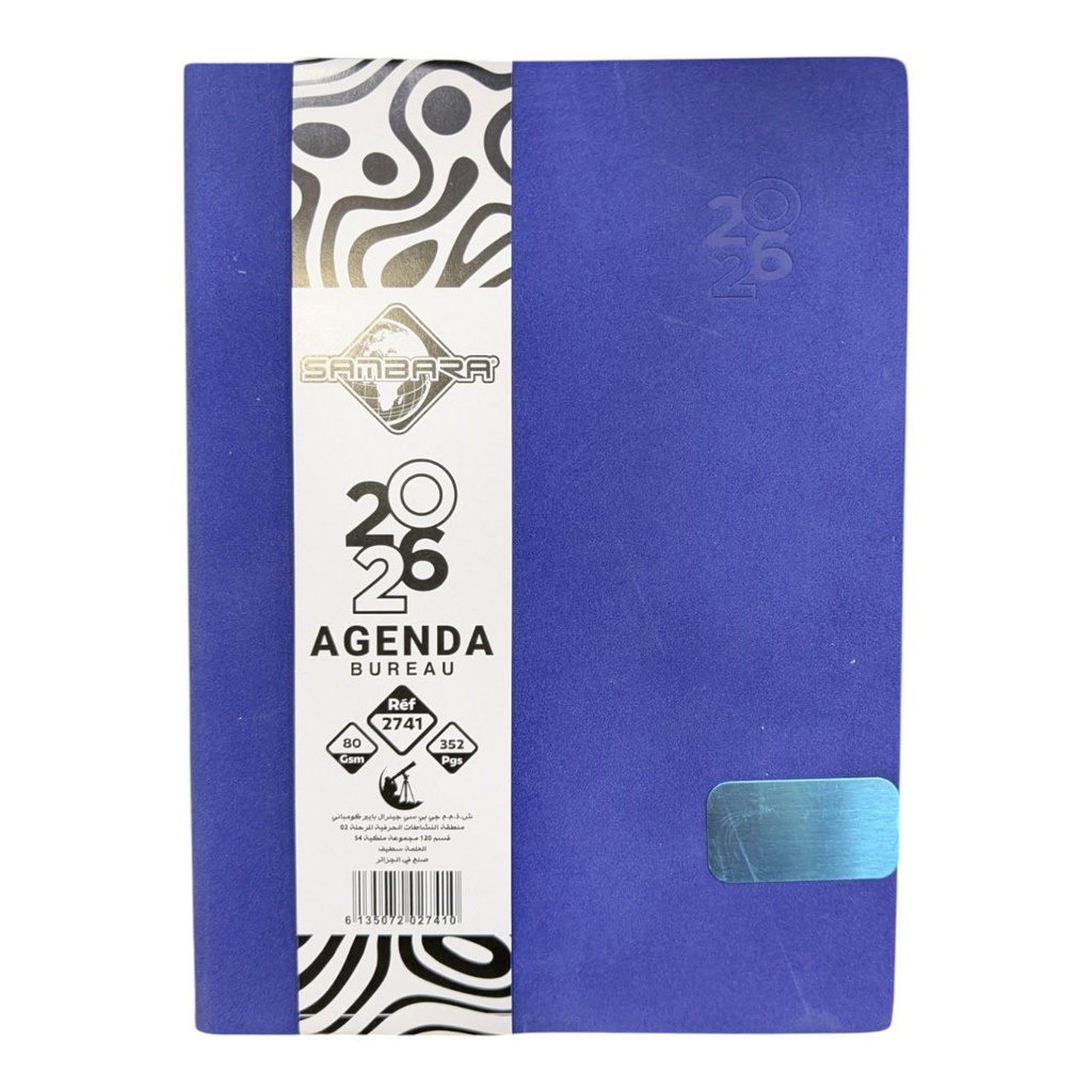 AGENDA PLANNING COUVERTURE SOUPLE 2026 2741 SAMBARA