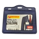 PORTE BADGE HORIZONTAL DOUBLE FACE 90*55MM REF 4819 TECHNO