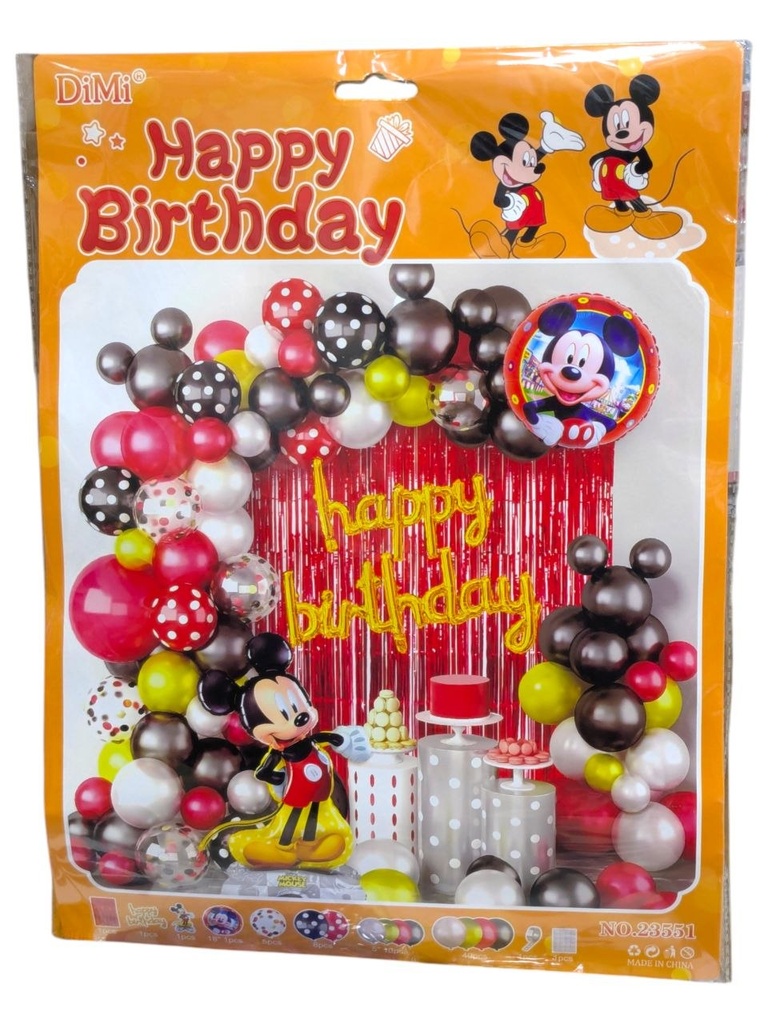 PAQUET DE BALLOONS CARTOONS 