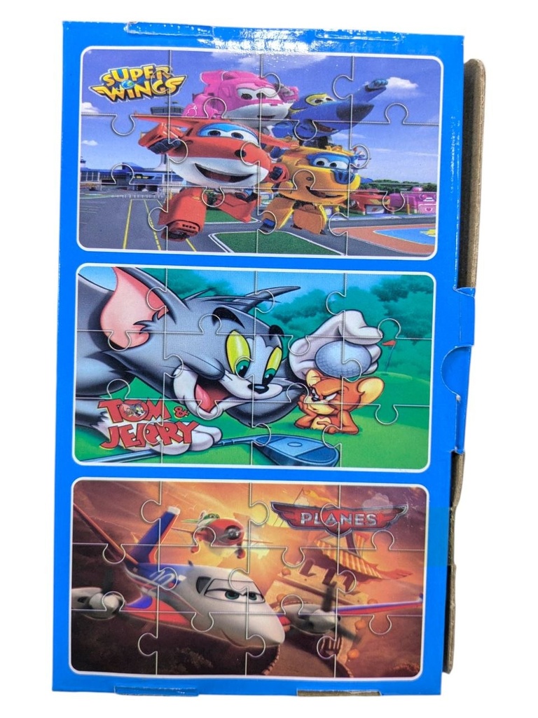 PUZZLE BOITE 3 EN I 36 PCS