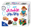 علبة بطاقات تعليمية مختلفة