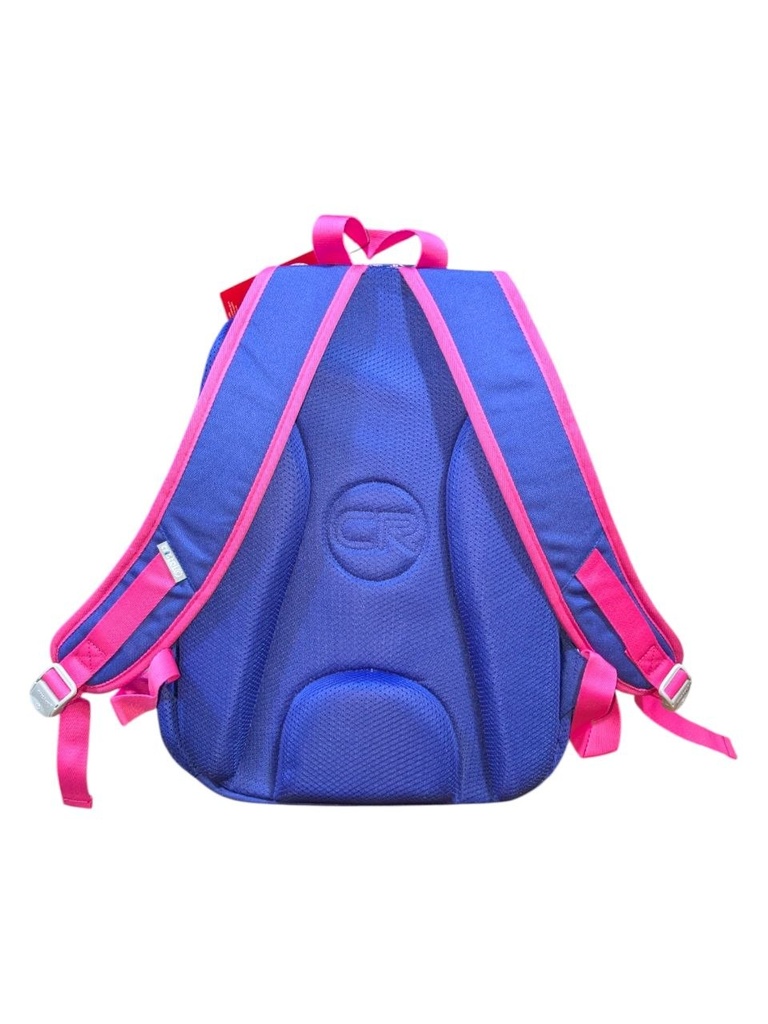 SAC A DOS  SCOLAIRE DOUBLE COMP CR-3615 CRISTAL