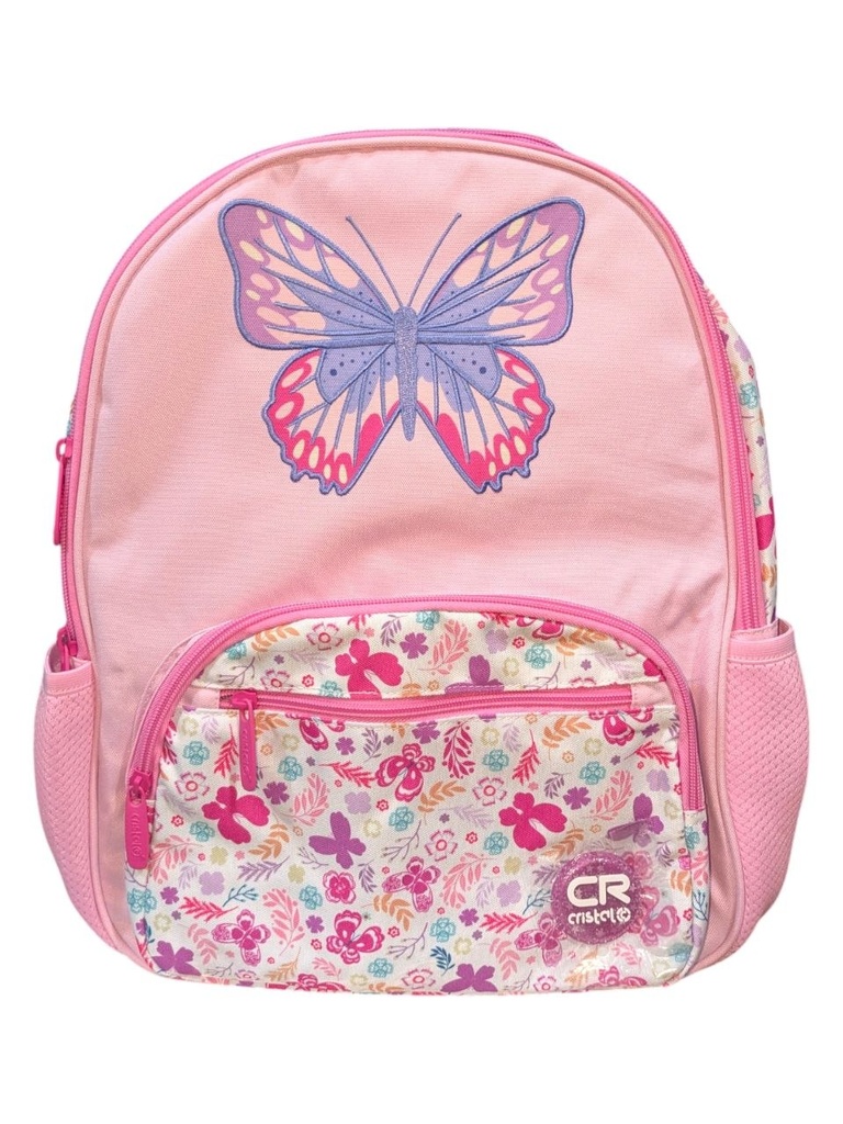 SAC A DOS  SCOLAIRE DOUBLE COMP CR-3615 CRISTAL