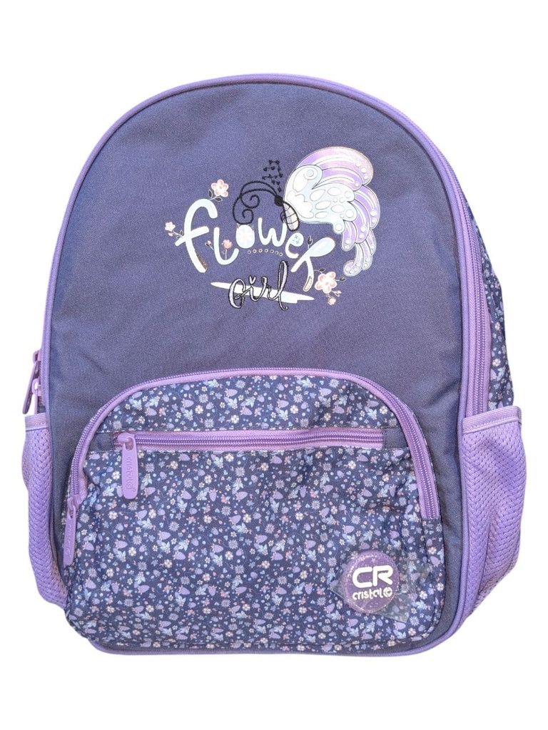 SAC A DOS  SCOLAIRE DOUBLE COMP CR-3615 CRISTAL