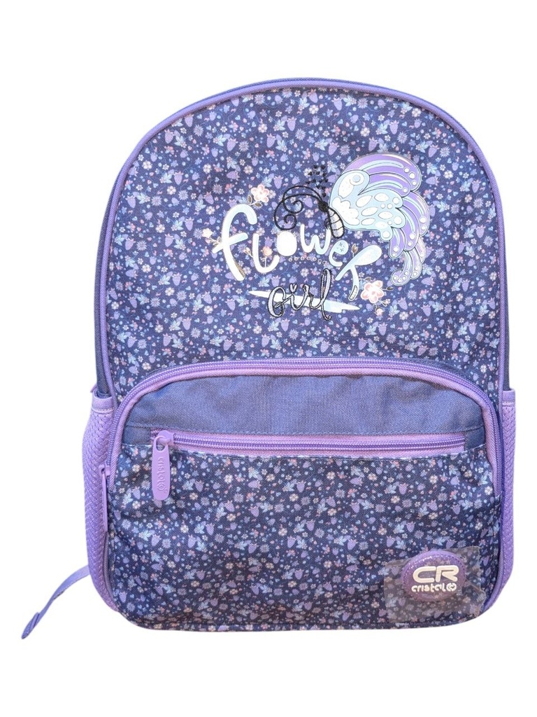 SAC A DOS SCOLAIRE 16" CR-3815 CRISTAL