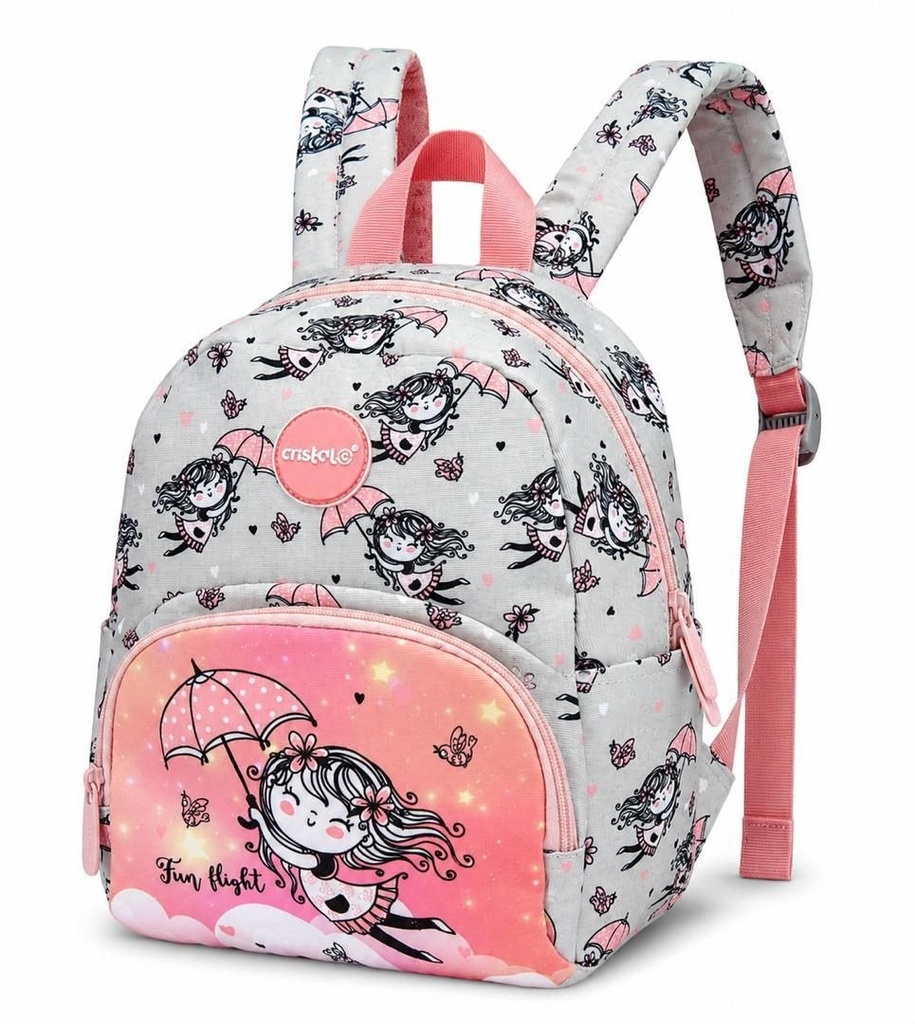 SAC A DOS PRESCOLAIRE FILLE CR-3810 CRISTAL