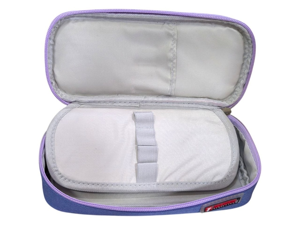 TROUSSE PENCIL CASE FANTAISIE FILLE REF 8211 TECHNO