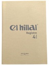 REGISTRE 4 MAIN A4 EL HILLAL PROPAPIER 