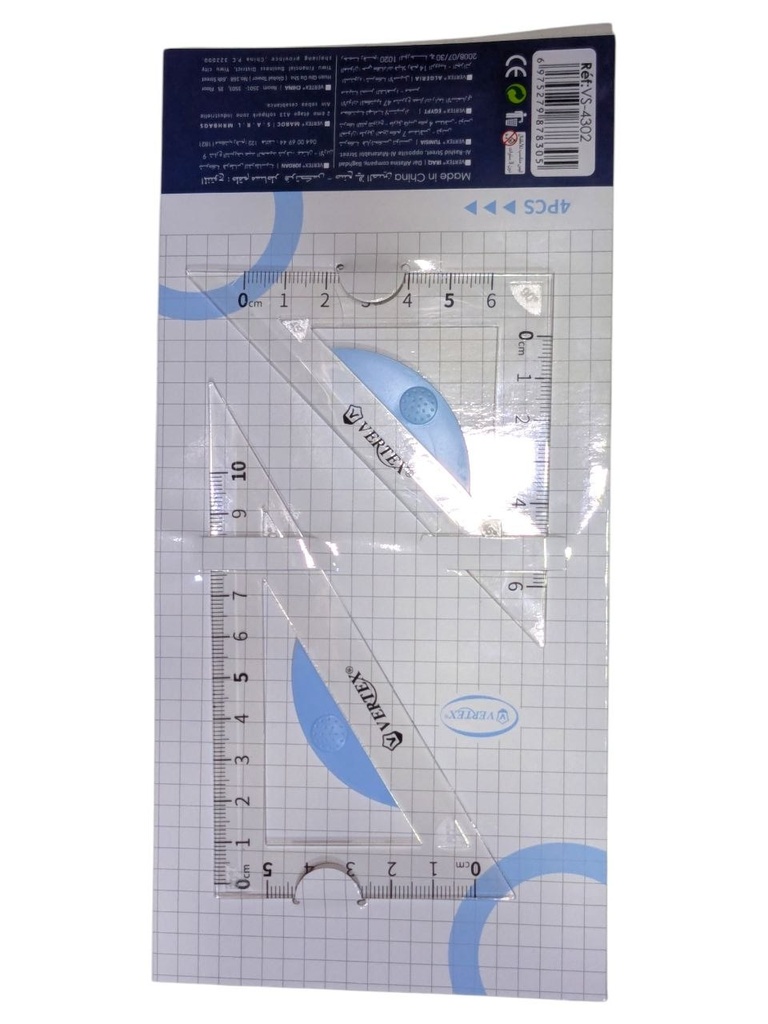 KIT DE TRACAGE 20CM 4PCS 4302 VERTEX
