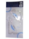 KIT DE TRACAGE 20CM 4PCS 4302 VERTEX