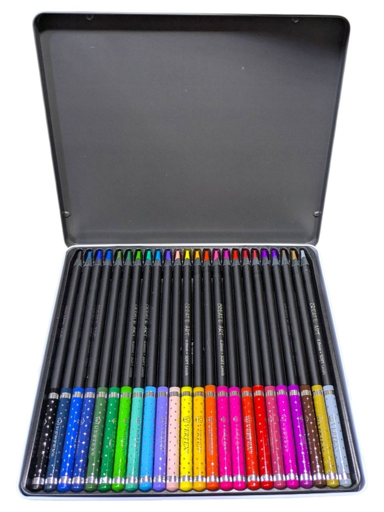 CRAYONS DE COULEURS PREMIUM 24CLR 4128 VERTEX