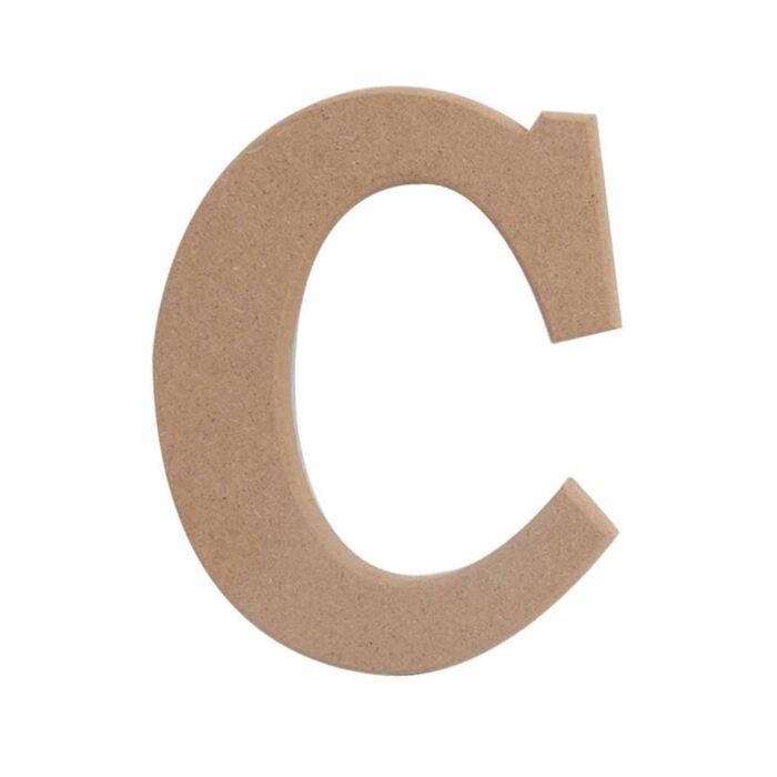 LETTRE EN BOIS G - C