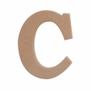 LETTRE EN BOIS G - C
