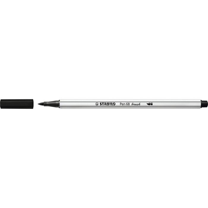 STABILO PEN 68 BRUSH POCHETTE DE 20 CLR