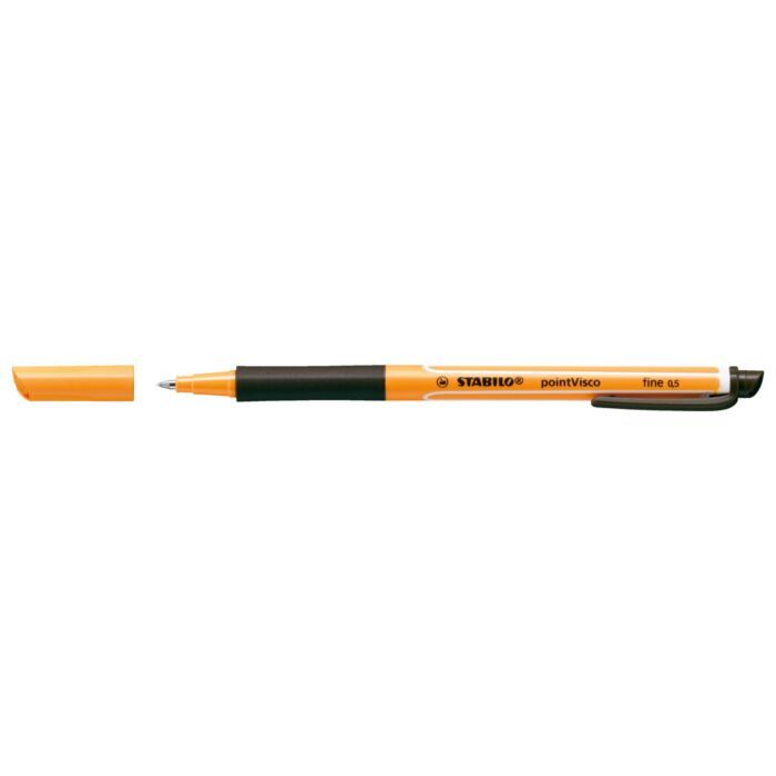 STYLO STABILO ROLLER POINTVISCO NOIR