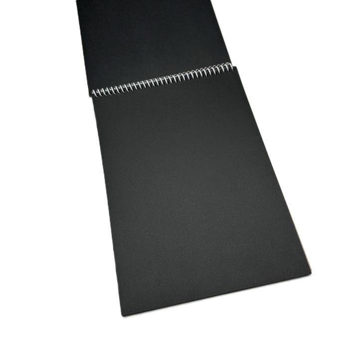 BLOC DESSIN A4 SPIRAL 160G 20F NOIR REF 18033 CLASVIT