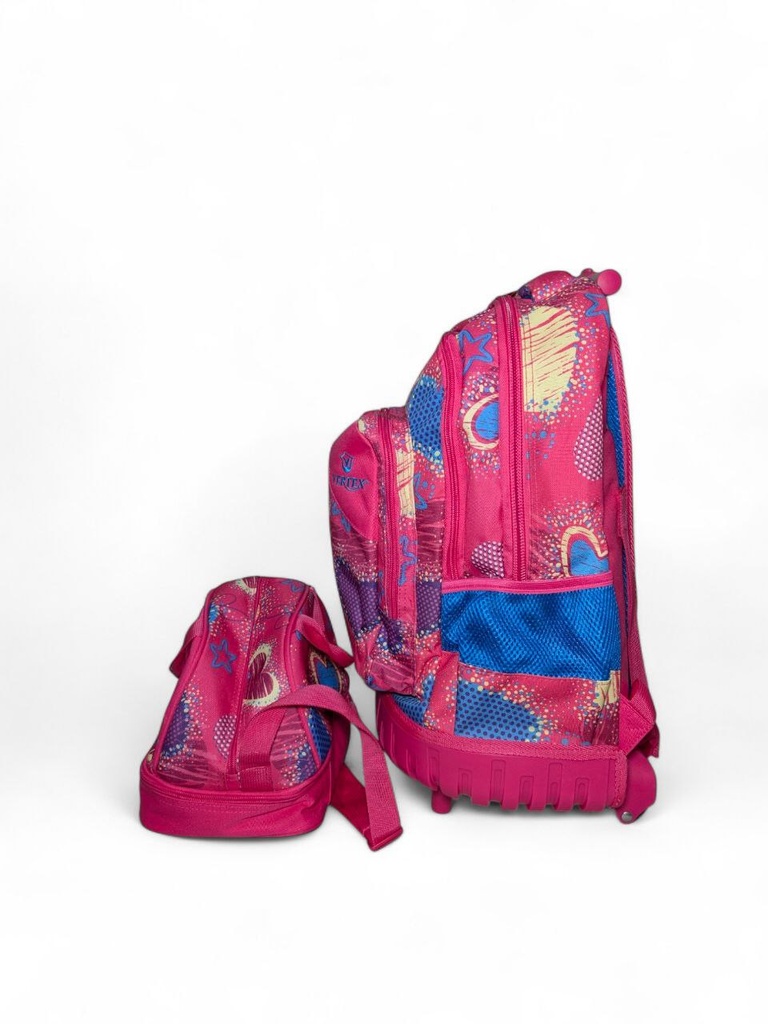 SAC A DOS A ROULETTE 3 PCS  REF 4679 VERTEX