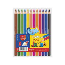 CRAYONS DE COULEURS JUMBO 12 CLR VERTEX