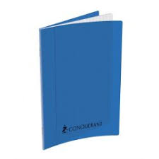 CAHIER AGRAFE 170*220 POLYPRO BLEU 