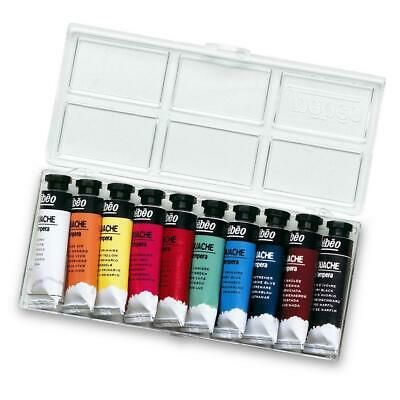 PEINTURE GOUACHE BOITE 10 TUBE DE 10 ML REF 678000