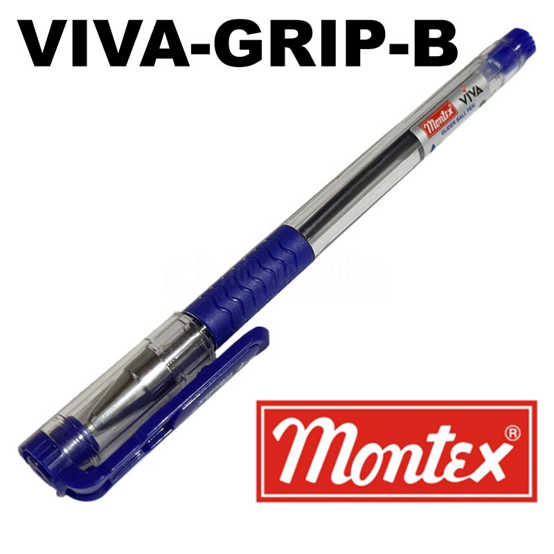 STYLO MONTEX VIVA GRIP BLEU