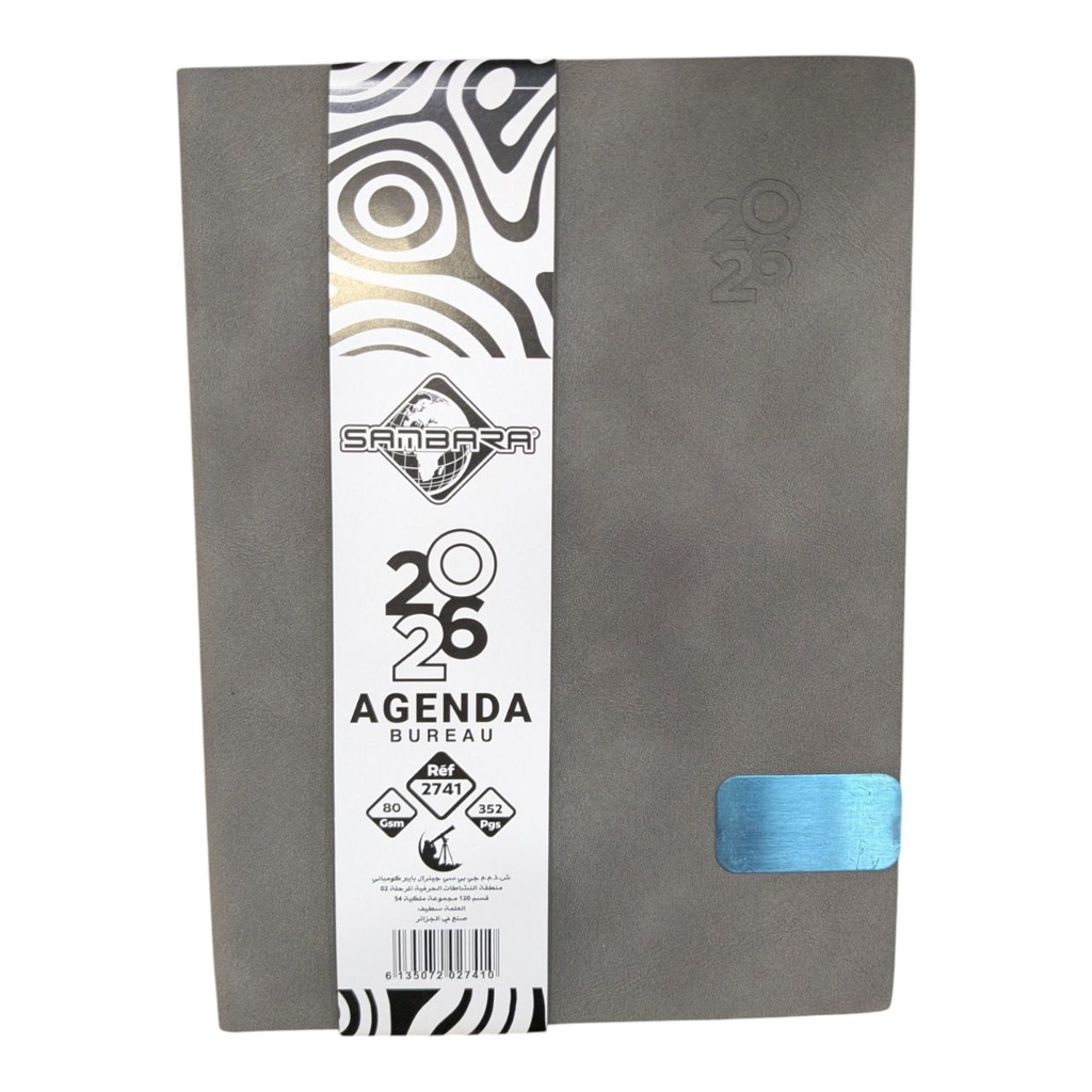 AGENDA PLANNING COUVERTURE SOUPLE 2026 2741 SAMBARA