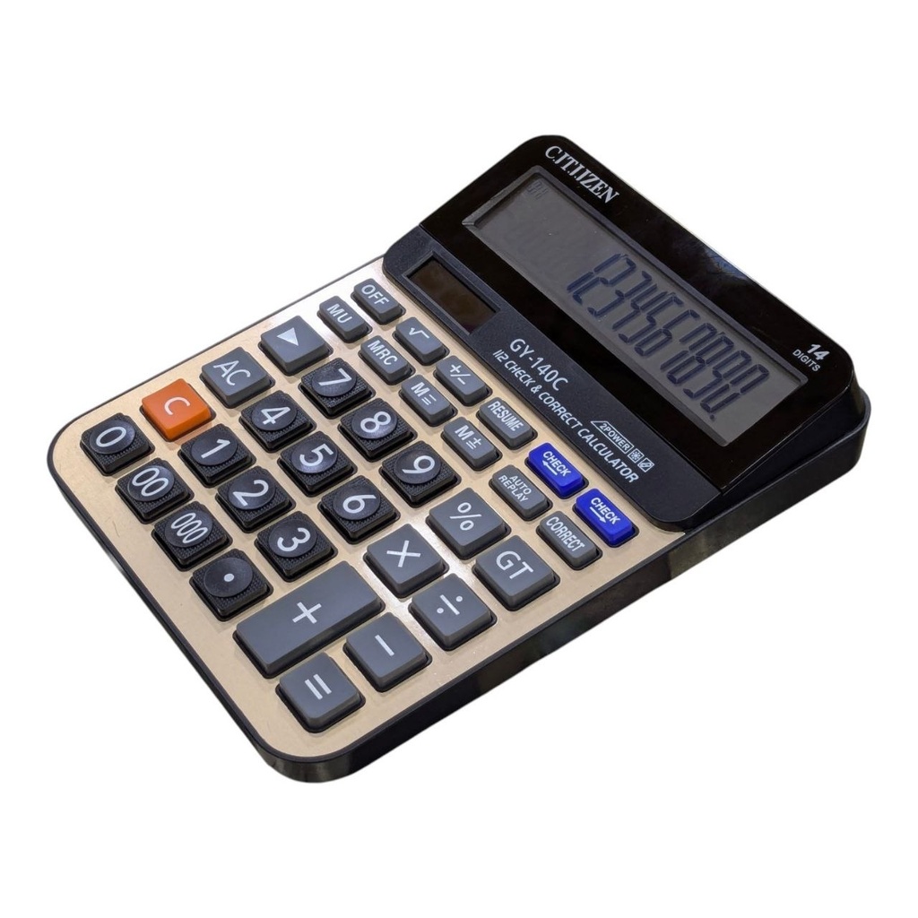 CALCULATRICE DE BUREAU 14 CHIFFRES GY-140C CJTJJZEN