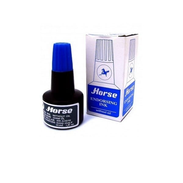 ENCRE A TAMPON BLEU