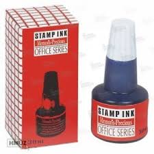 ENCRE A TAMPON BLEU