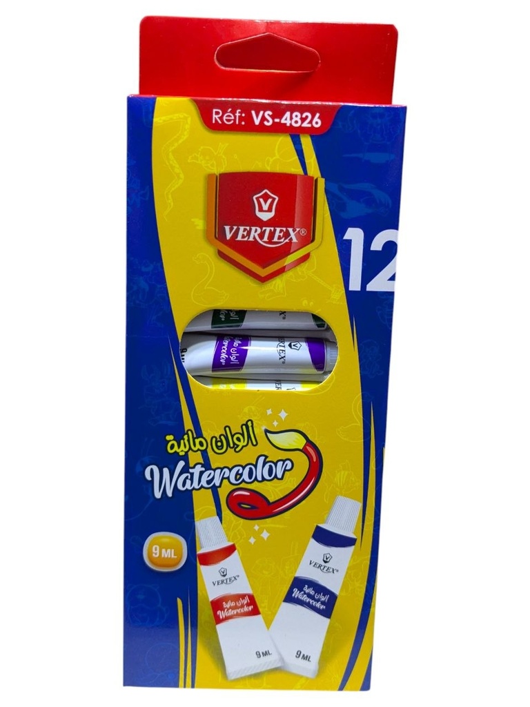 GOUACHE DE 12 CLR 4826 VERTEX