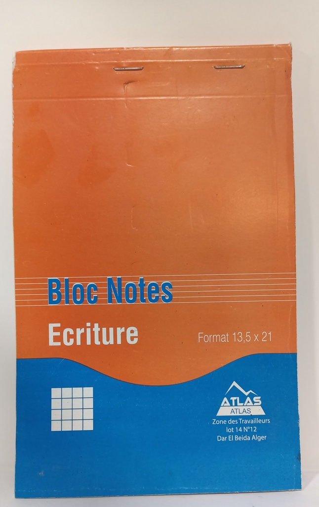 BLOC NOTE A5 ATLAS