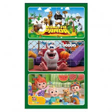 PUZZLE BOITE 3 EN I 36 PCS PANDA