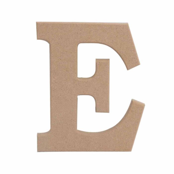 LETTRE EN BOIS E