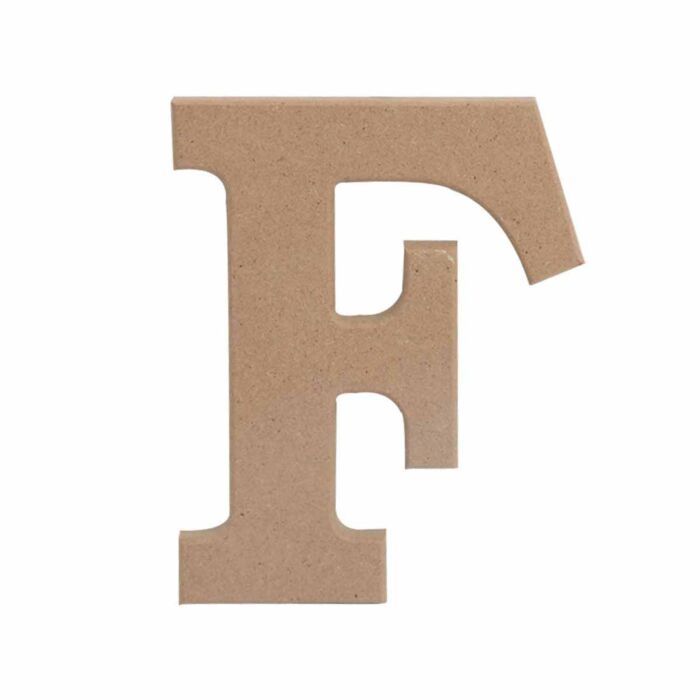 LETTRE EN BOIS F