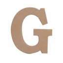 LETTRE EN BOIS G - C