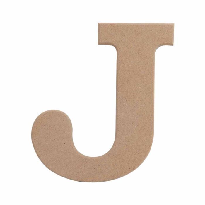 LETTRE EN BOIS J