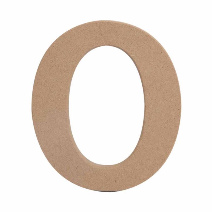 LETTRE EN BOIS O