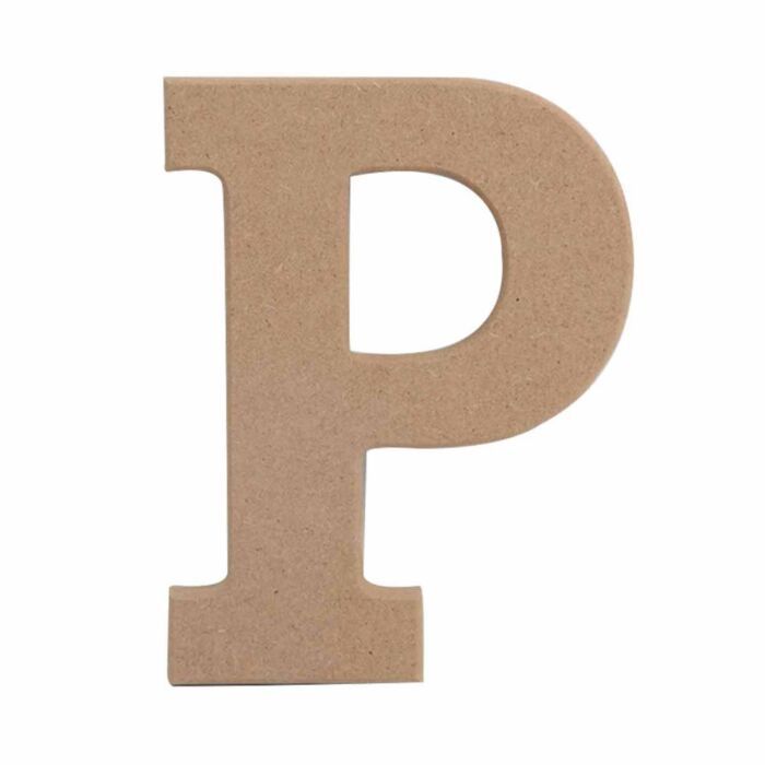 LETTRE EN BOIS P
