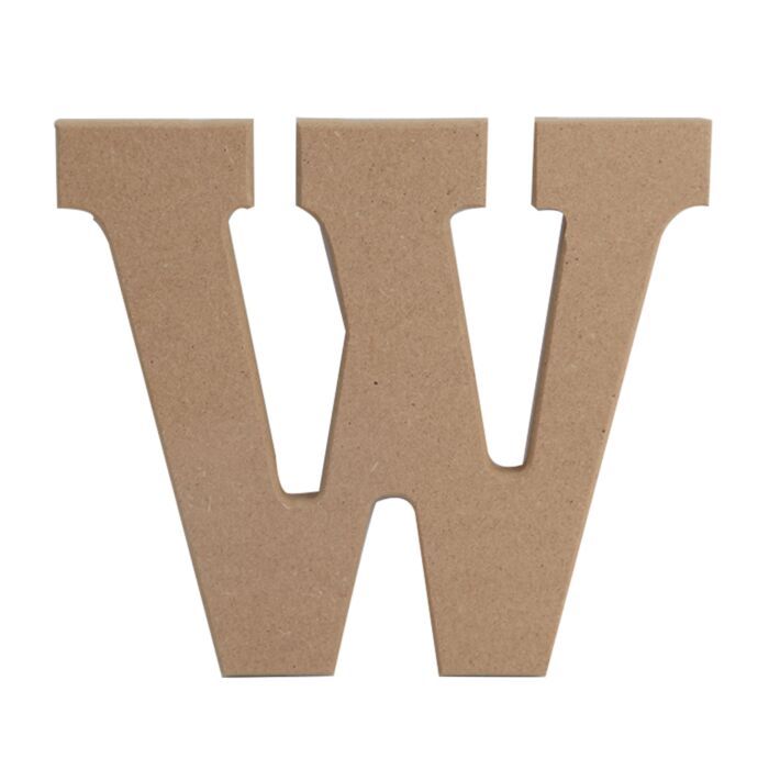 LETTRE EN BOIS W