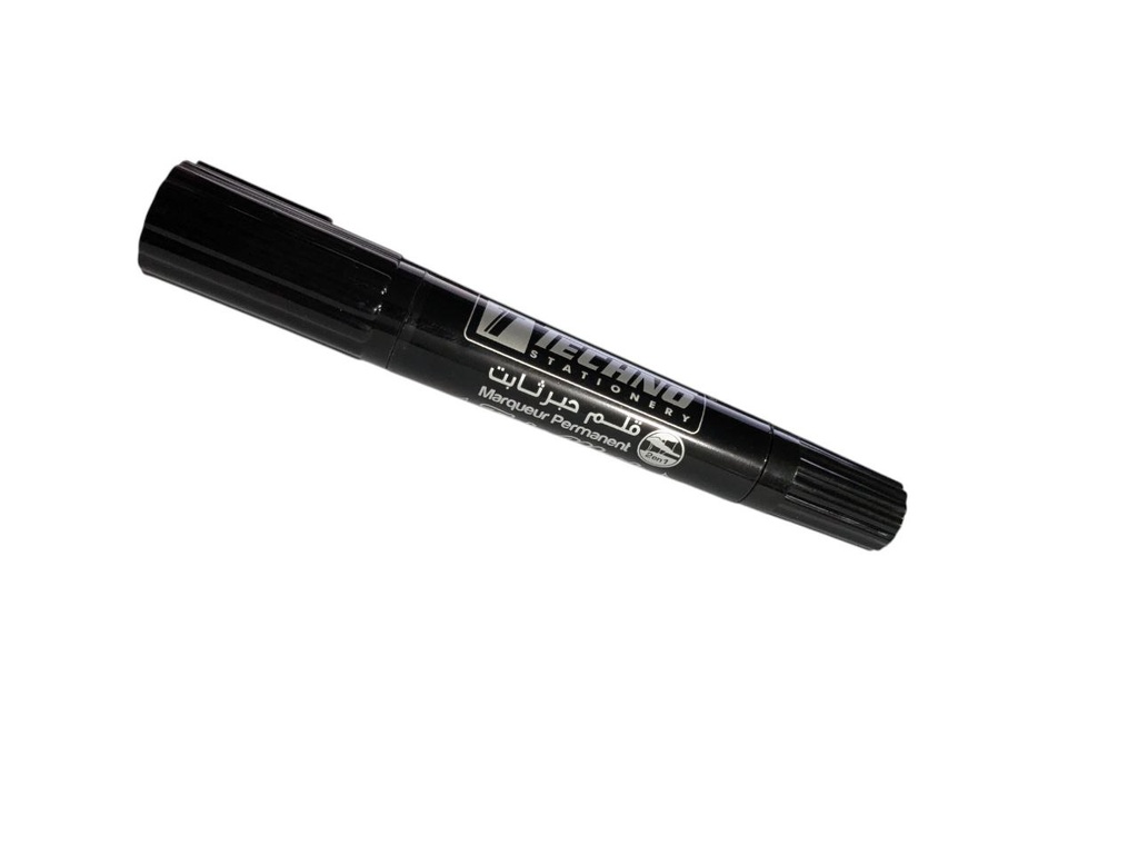 MARQUEUR PERMANENT DOUBLE TETE NOIR TWIN 7154 TECHNO