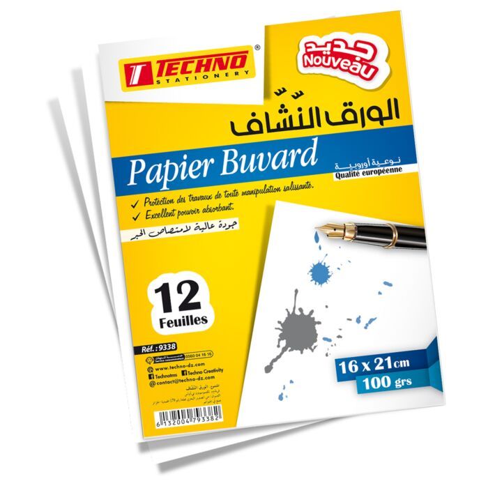 PAPIER BUVARD REF 9353 TECHNO