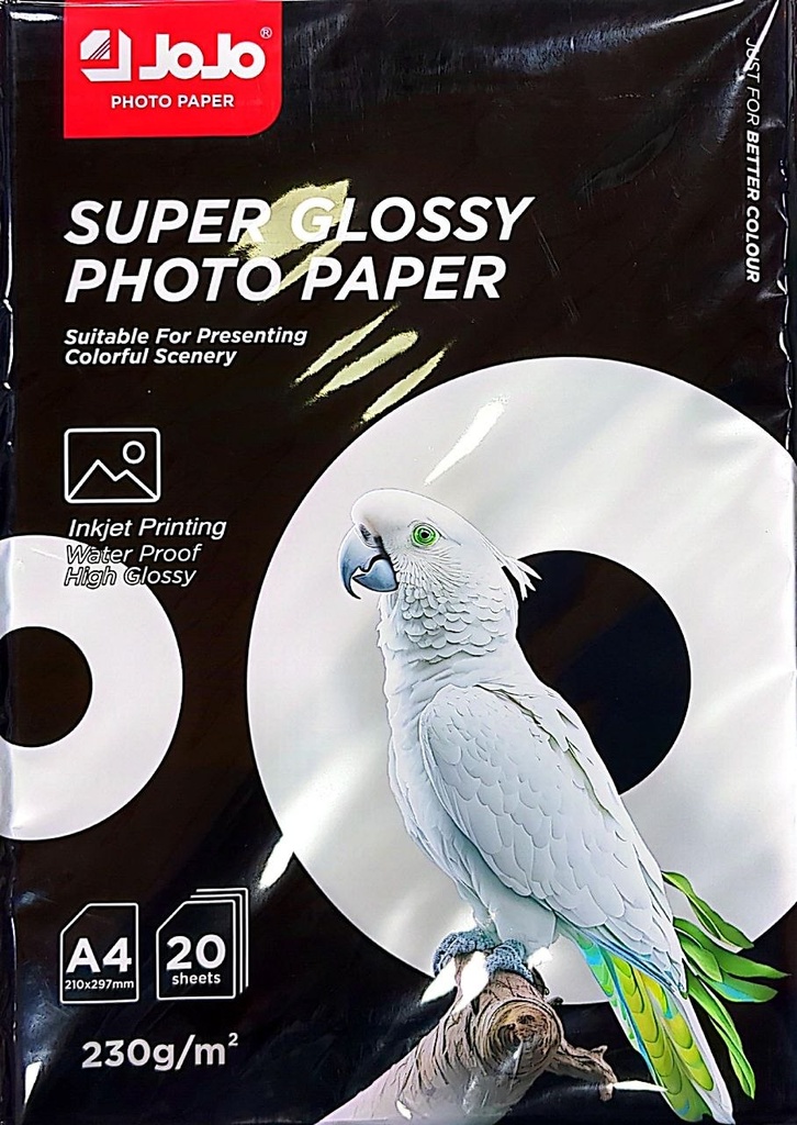 PAPIER PHOTO DOUBLE FACE A4 230G 20F JOJO