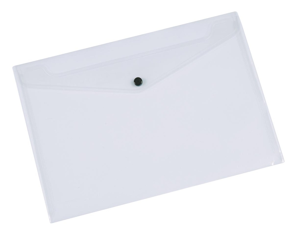 POCHETTE ENVELOPPE A BOTON A4 TRANS VISION