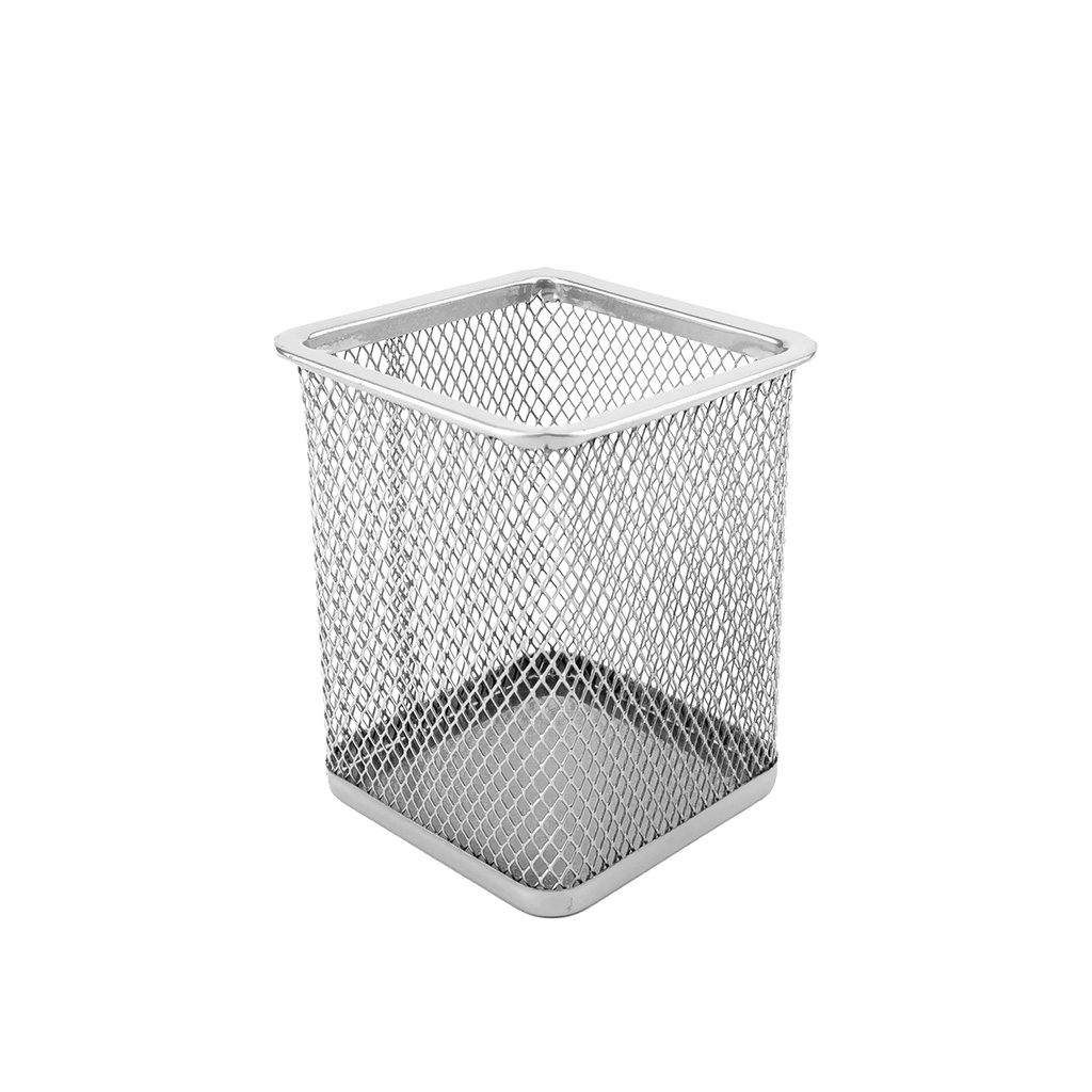PORTE STYLO METALIQUE CARRE GRIS-NOIR 804 VERSAL